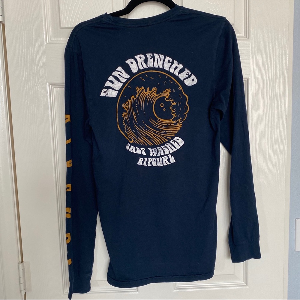 Navy Blue Ripcurl Long Sleeve Tee